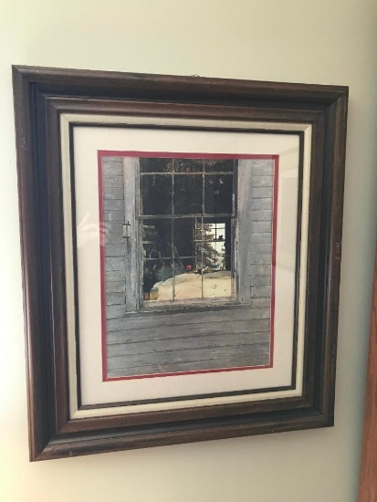 Framed & Matted Rustic Country Print