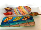 Group of Five Serving Platters