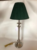 Chrome Stick Lamp, Approx. 25 Inches Tall