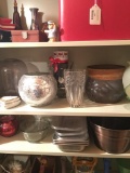 Metal Hon Shelving Unit of Decorative Items, Vases, Bowls and More!