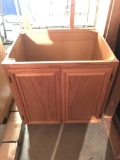 Bathroom, Sink Cabinet, Appears Unused, 27 Inches Wide and 21 Inches Deep, 30 Inches Tall