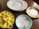 Misc. Plates: Egg Plate, Hand Painted Plates, + Others