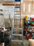 Werner 8' Aluminum Folding Ladder