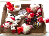 Group of Vintage Santa Clauses