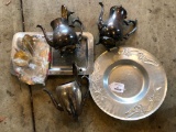 Group of Silverplate Items and More!