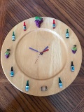 Wine Themed Decorator Clock