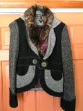 Fantazia Coat W/Fur Collar