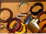 Group of Costume Jewelry Bracelets