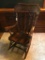 Large Stenciled Pine Rocking Chair