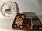 Group Of Misc. Fishing Items & Thermometer