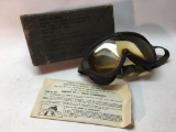 Vintage Military Omnitech Goggles In Box