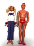 Vintage 1970's Bionic Man & Women