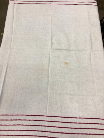 table cloth approx 54" x 50" some stains