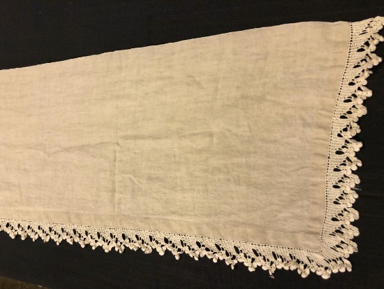 table runner or piano scarf approx 72" x 16"