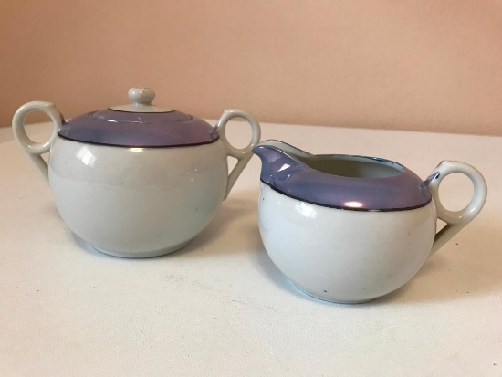 Vintage Japanese Creamer and Sugar