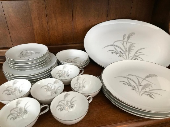 Service for 4 of Wentworth China as Shown, Some Wear from Use