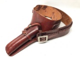 Vintage Leather Holster W/Ammo Belt