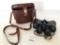 Vintage Prominar 7x35 Binoculars In Leather Case