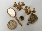 Group Of Brass Items