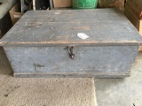 Vintage Wooden Tool Box-Previous Lots Of Tools Were In Here
