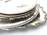 (5) Silverplated Serving Trays