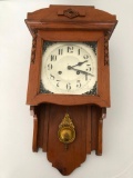 Antique Walnut Wall Clock