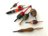 Group Of (8) Wooden Fishing Bobbers