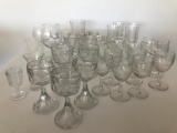 Group Of (32) Smaller Glasses