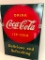 Coca Cola Metal Advertising Sign 1989