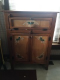 Pine 2-Door Kitchen Cabinet