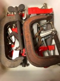 Group of C-Clamps and More Clamps