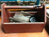 Vintage Tool Caddy with Contents