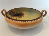 Hand Painted Noritake Hnadled Bowl