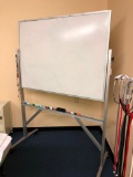 Approx. 5 Foot Wide Dry Erase Board on Stand