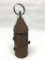 Vintage Miniature Pierced Copper Candle Lantern