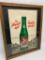 Vintage 1948 7-Up Framed Advertising Print In Oak Frame