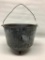 Antique Cast Iron Footed Cooking Pot