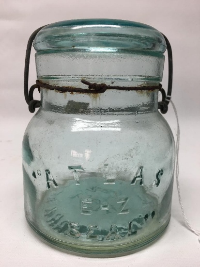 "Atlas E-Z Seal" Pint Canning Jar W/Lid