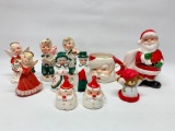 (11) Vintage Christmas Figurines Incl. (2) Lefton