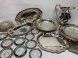 Large Group Of Silverplate Items