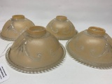 (4) Vintage Light Shades