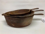 (3) Cast Iron Skillets