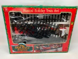 Musical Holiday Train Set In Box