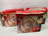 Unused Coca Cola Diner Ware Service For 8 + (2) Bowls & Platter