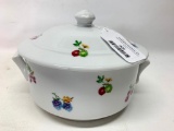 Cordon Bleu B.I.A. Lidded Casserole W/Fruit Decoration