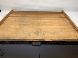 Antique Map Drawers W/Cast Iron Hamilton Foundry Pulls