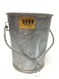 Unusual Galvanized Bucket W/Handle