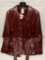 Ladies Size 18 Leather Coat