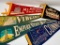 (6) Vintage Felt Travel Pennants