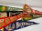 (6) Vintage Felt Travel Pennants